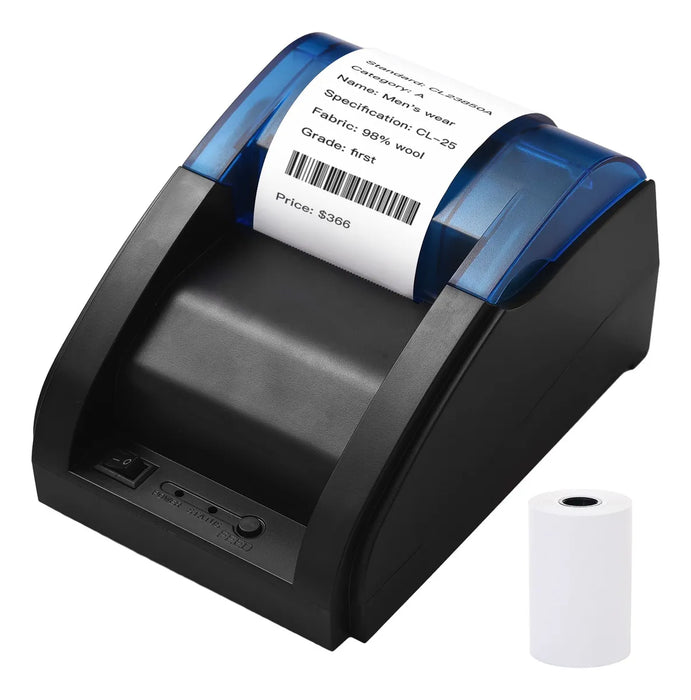 IMPRESORA TERMICA POS USB/BLUETOOTH DE 58 MM PARA RECIBOS