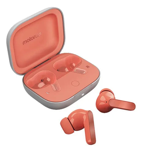 Auriculares In-ear Gamer Inalámbricos Motorola Moto Buds Naranja