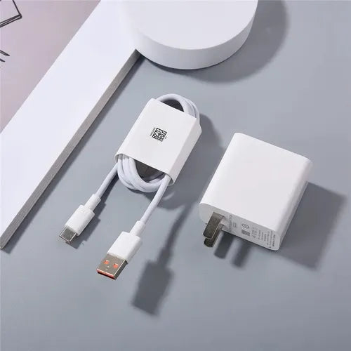 Cargador Y Cable de datos huawei 66w super fast charging set 6a