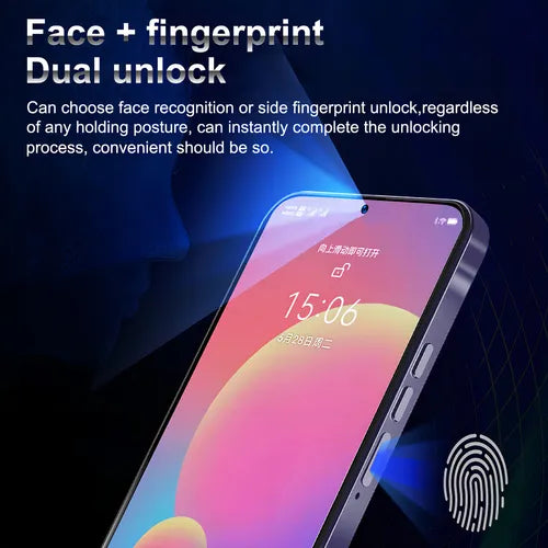 Fuffi-s24 Pro, Smartphone Android, Dorado, 6,8 Pulgadas, 4+128 Gb De Rom, 5000 Mah, 13+24 Mp