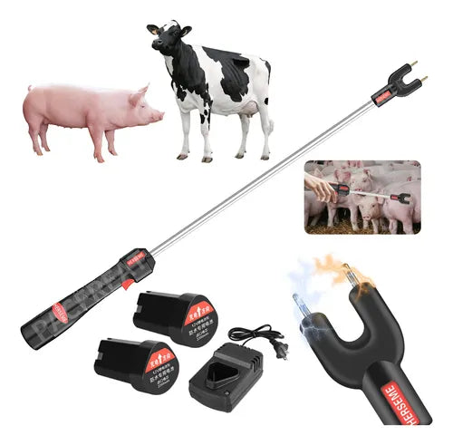 SIVROCK CHICHARRA ARREADORA GANADERA DE 85CM CON 2 BATERIAS GRADO B