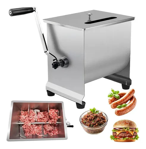 Batidora Mezclador De Carne Molida, Embutidos 22lbs Manual