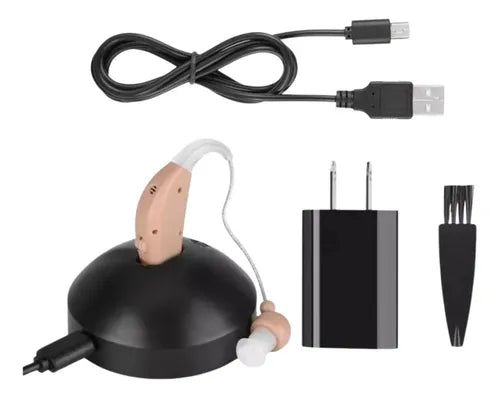 Audífono Para Sordera Auditivo Amplificador Sonido Recargable GRADO B