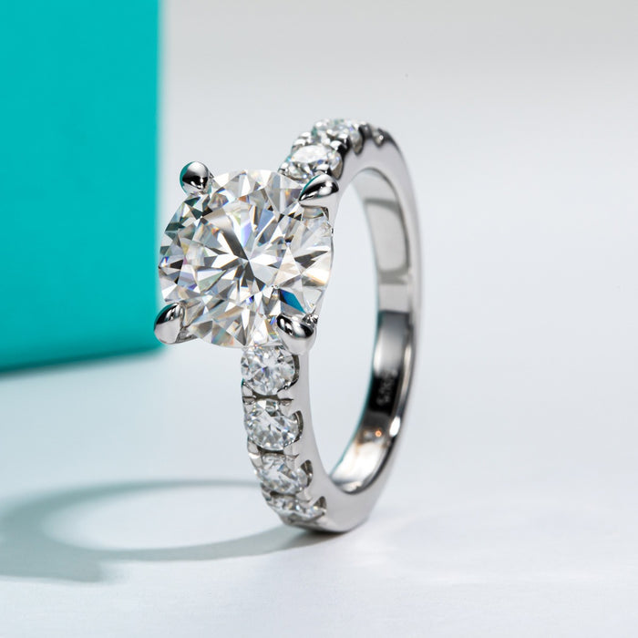 Anillo Compromiso Moissanita Anuclub 24k Chapada Oro S925 2