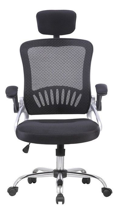 Sillas Para Oficina Top Living Megaplus Ajustable Ergonomica Color Negro Material Del Tapizado Mesh
