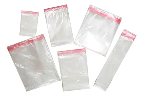 Bolsas Celofán Mr Tape Adhesivo 30x40cm Transparente 500pzs