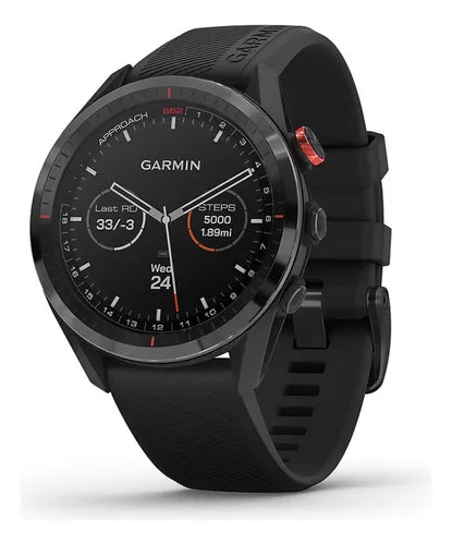 Reloj Golf Garmin Approach S62 Negro 010-02200-00 Color De La Caja Gris GRADO A