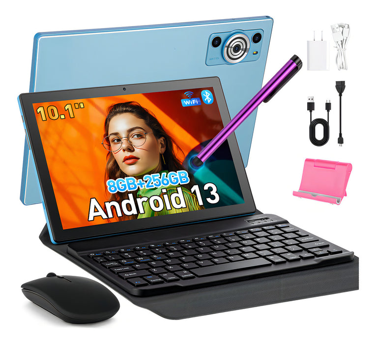 Tablet 10.1'' 256gb Ram 8 Gb Rom Android 13 8000mah Con Wifi GRADO B