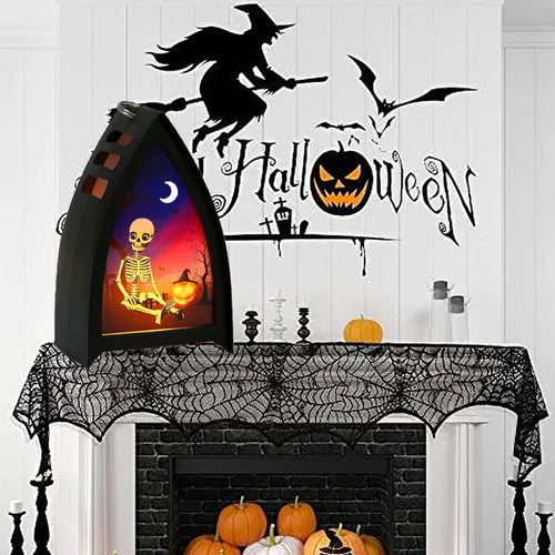 portavelas halloween esqueleto decoraciones GRADO A