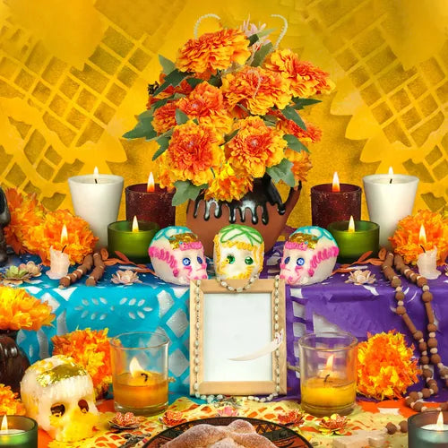 Ramos Cempasuchil Artificial Flores Decorativas GRADO A