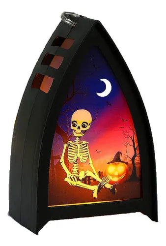 portavelas halloween esqueleto decoraciones GRADO A