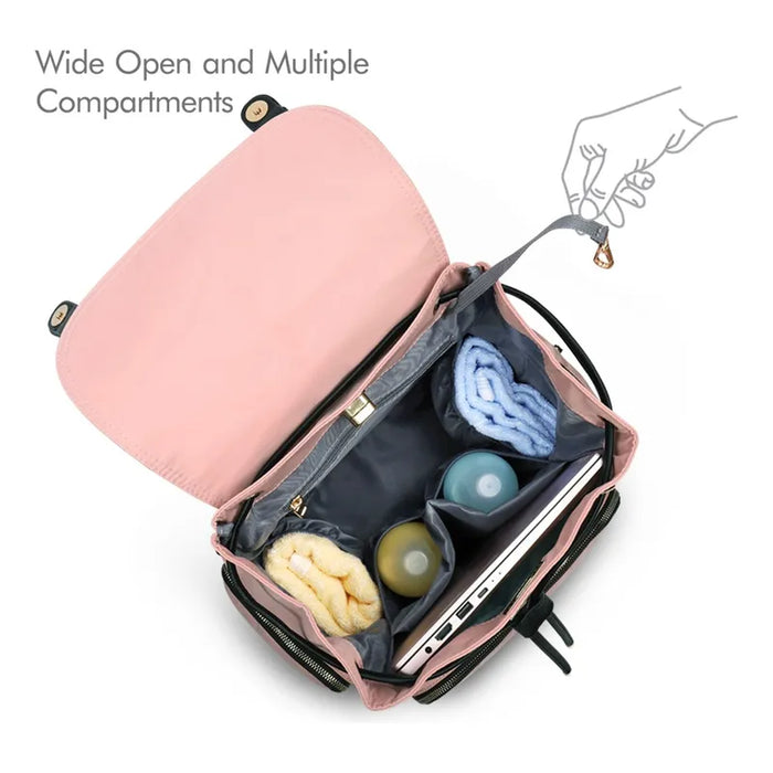 PANALERA MOCHILA VIAJE PARA MAMA MODERNAS IMPERMEABLE