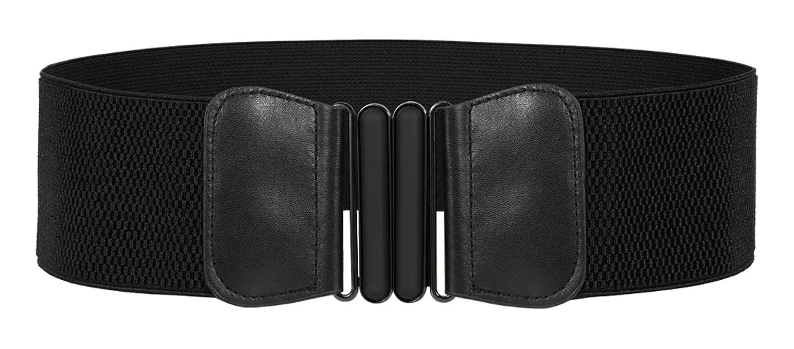 cinturã³n ancho femenino elã¡stico de moda de lujo retro