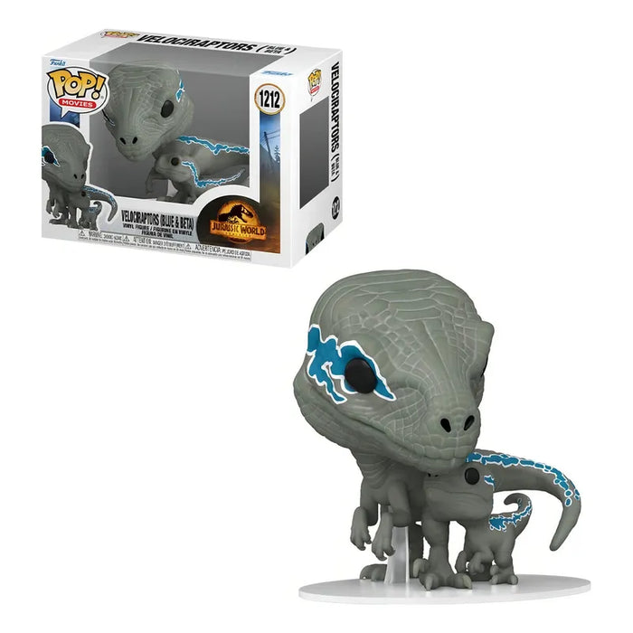 FUNKO POP VELOCIRAPTOR AZUL & BETA 1212 JURASSIC PARK
