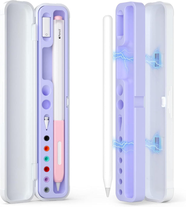 Estuche magnetico para apple pencil de 1ra y 2da generacion GRADO A