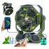 VENTILADOR DE CAMPING PORTÁTIL RECARGABLE CON CONTROL REMOTO GRADO B