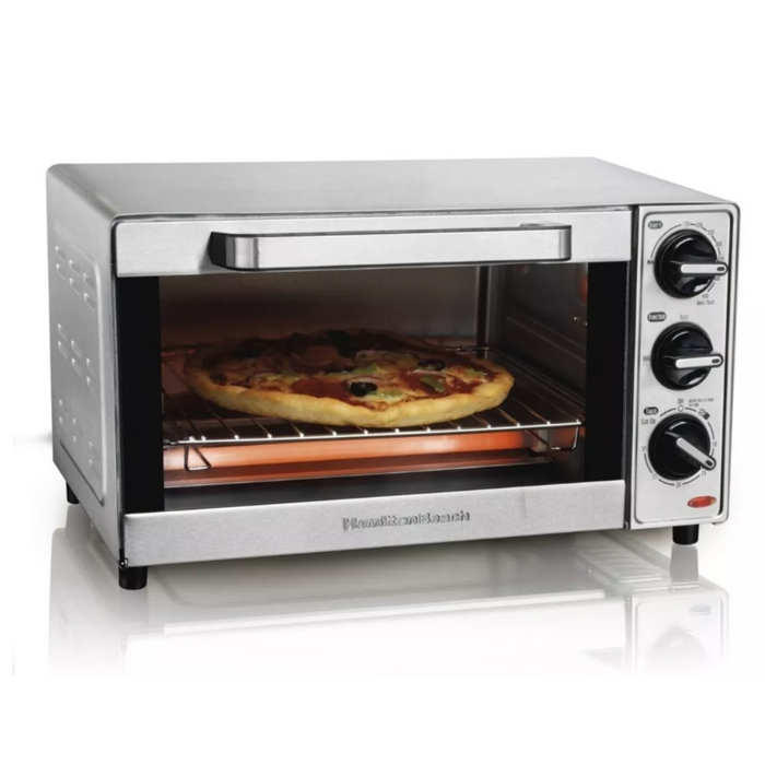 Horno De Mesa Eléctrico Hamilton Beach 31401 Acero Inoxidable 120v GRADO A