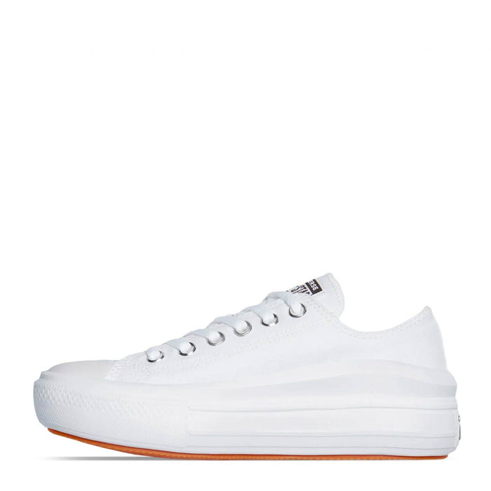 Tenis Converse All Star Move Ox Urbano Blanco Con Plataforma Talla 24 MX, 23 CM GRADO A
