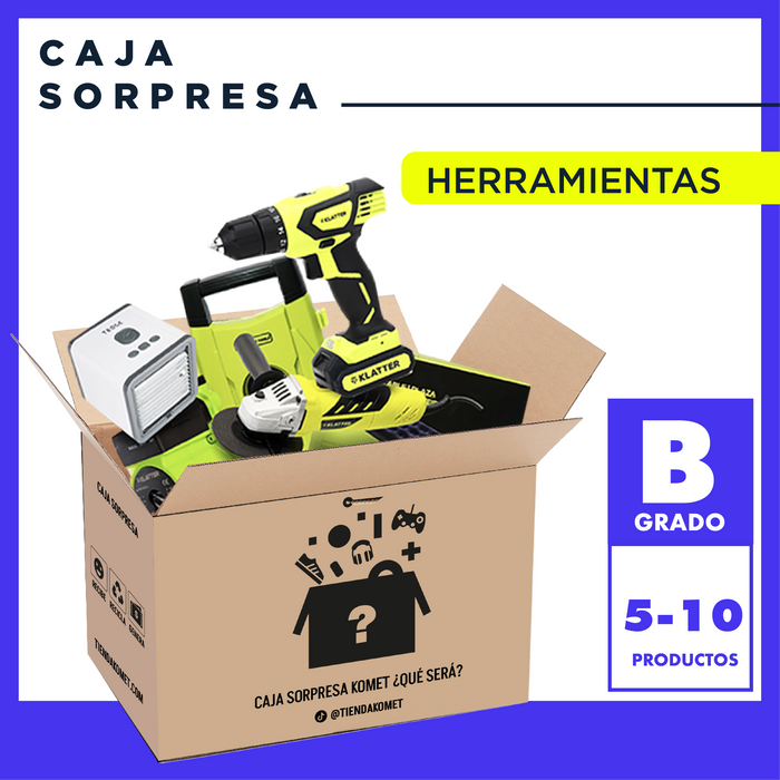 Caja Sorpresa de Herramientas Grado (B)- 5-10 productos