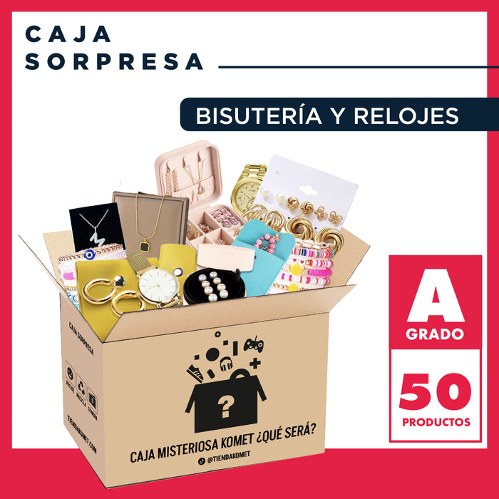 Caja Misteriosa de Bisuteria y Relojes para Mujer