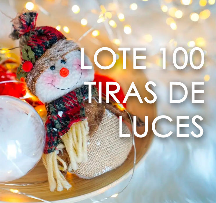 Lote de 100 Tiras de Luces Led con control remoto USB, decorativas 15 Mts Grado A