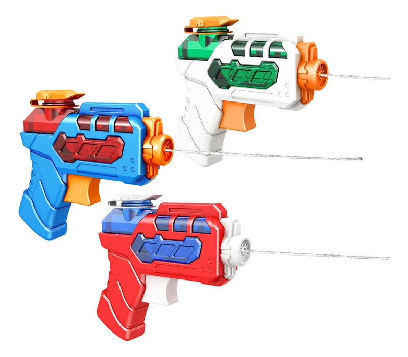 PISTOLA DE AGUA DE JUGUETE PARA NIÑOS Y ADULTOS 3 PIEZAS GRADO B