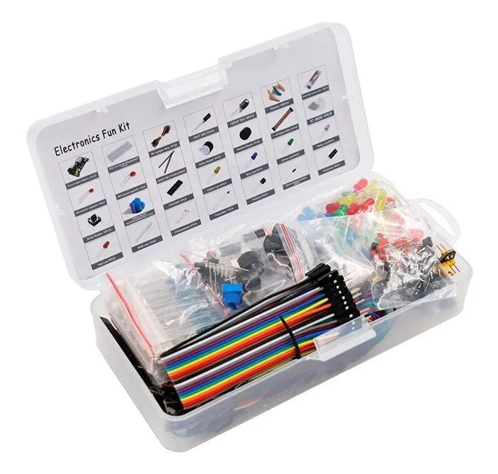 KIT COMPONENTES ELECTRONICOS PARA ARDUINO, RASPBERRY PI GRADO B