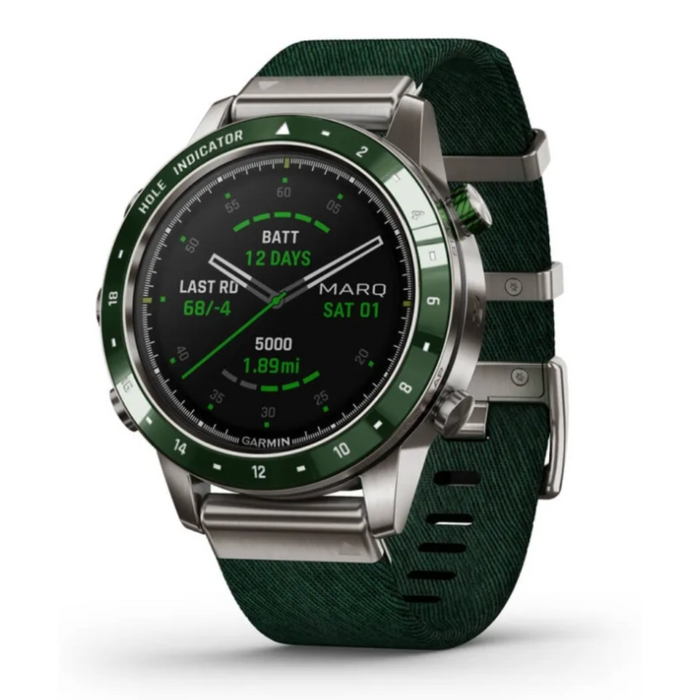 Reloj De Pulsera Garmin Original Marq Golfer Moderno Verde
