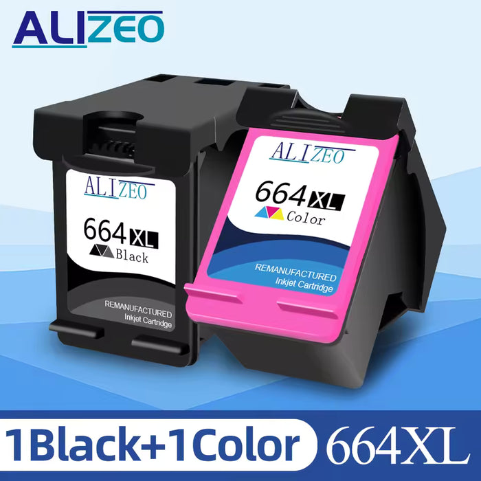 Cartucho de tinta generico Hp 664 664 advantage 3775 GRADO B