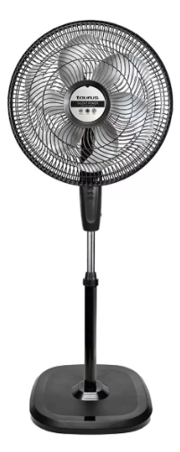 Ventilador de Pedestal Taurus Silent Power 18 pulgadas, Negro GRADO B