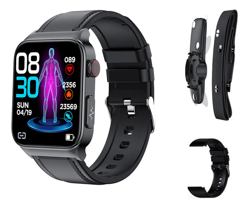 SMARTWATCH PARA HOMBRES,GLUCOSA, ECG, PPG, OXÃGENO E500 2 GRADO B