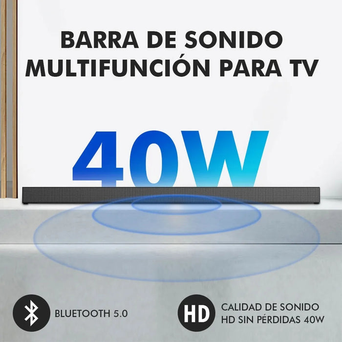 barra de sonido bluetooth recargable bocinas para tv 40w 5131 GRADO B