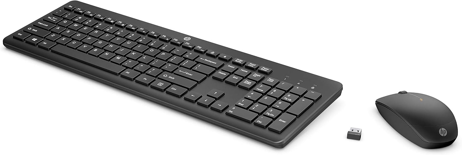 Combo Hp 230 Teclado y mas Mouse Inalambrico Blanco o Negro Grado A