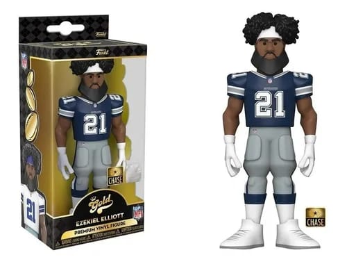 Funko Gold Ezekiel Elliott 5 Dallas Cowboys Nfl (chase) GRADO B