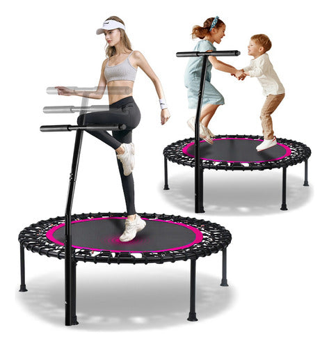 Trampolín Aeróbico Con Mango Regulable Grado B