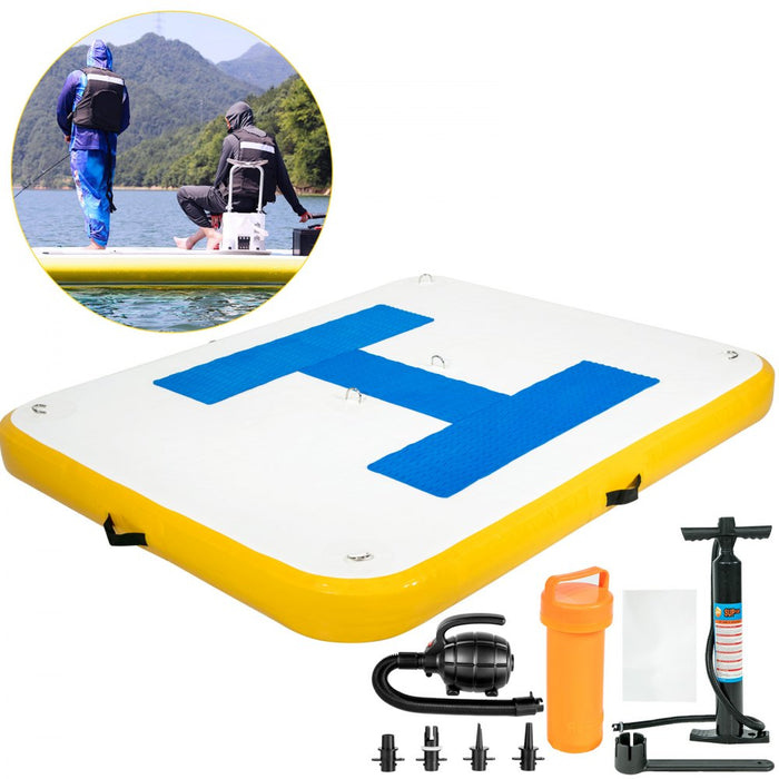 Plataforma Inflable Flotante 3 x 3 m