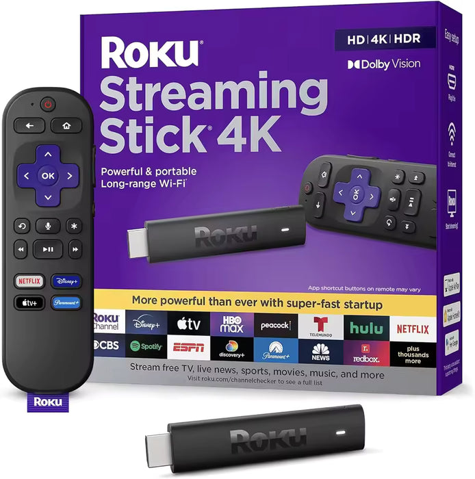 ROKU STREAMING STICK 4K+ PLUS CON CONTROL RECARGABLE GRADO B