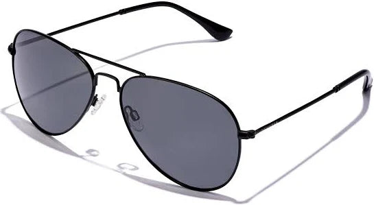 Lentes De Sol Polarizados Metal Anti-uv De Moda Unisex 3pcs Lente Gris Armazon Negro 7141