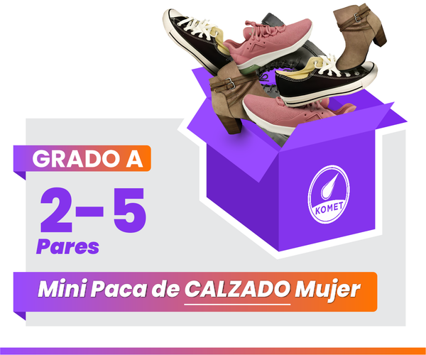 Mini Paca de Zapatos para Mujer - Grado A (2-5 pares) - TiendaKomet México