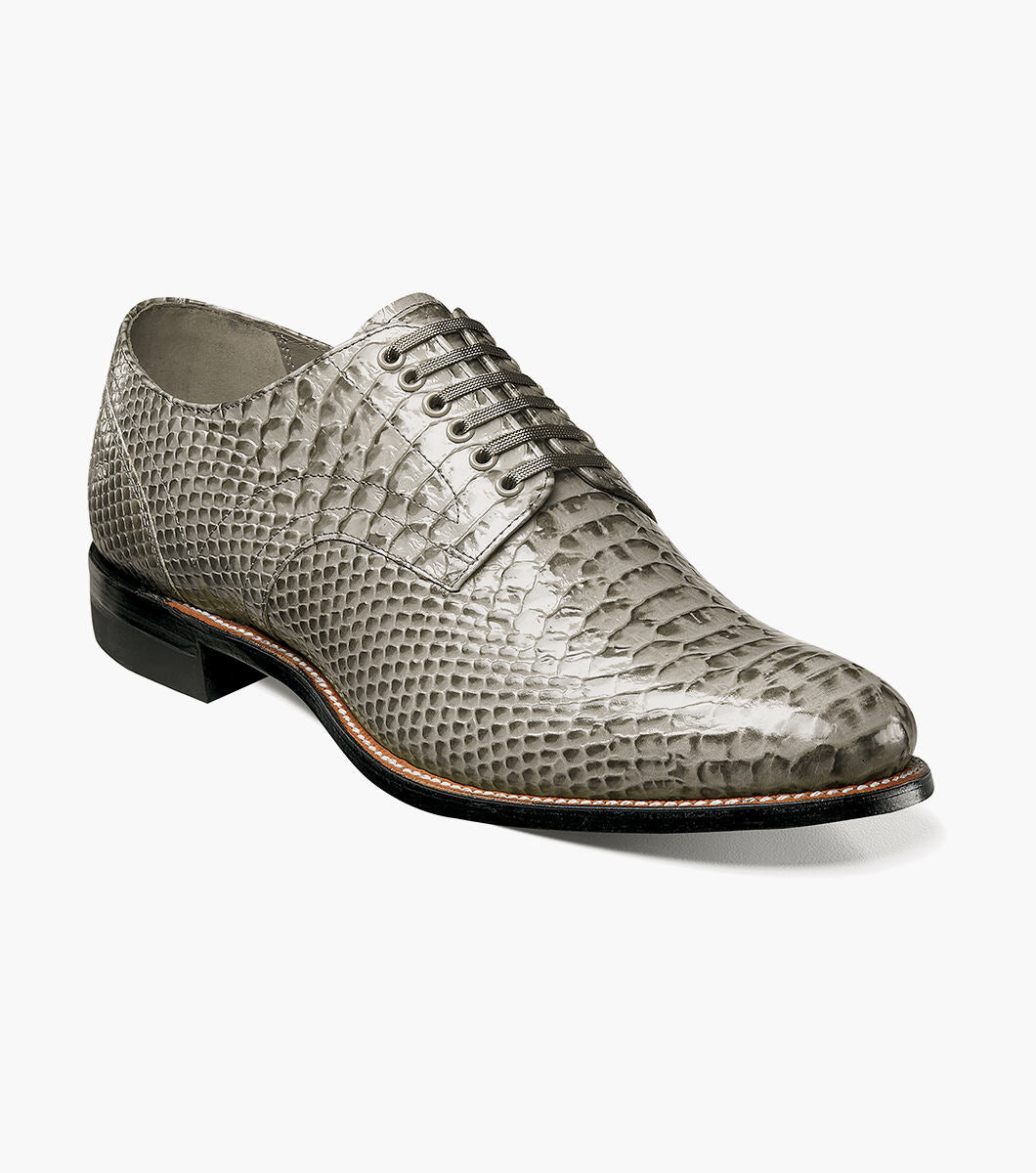 Stacy Adams - Madison Anaconda Plain Toe Oxford - Red - 00055-600