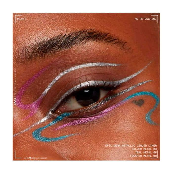 Delineador Nyx Professional Epic Wear Liquid Liner Metallic