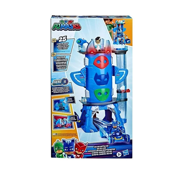 Set Cuartel General Deluxe Pj Masks Figuras Gatuno Y Romeo (ATL-1002)