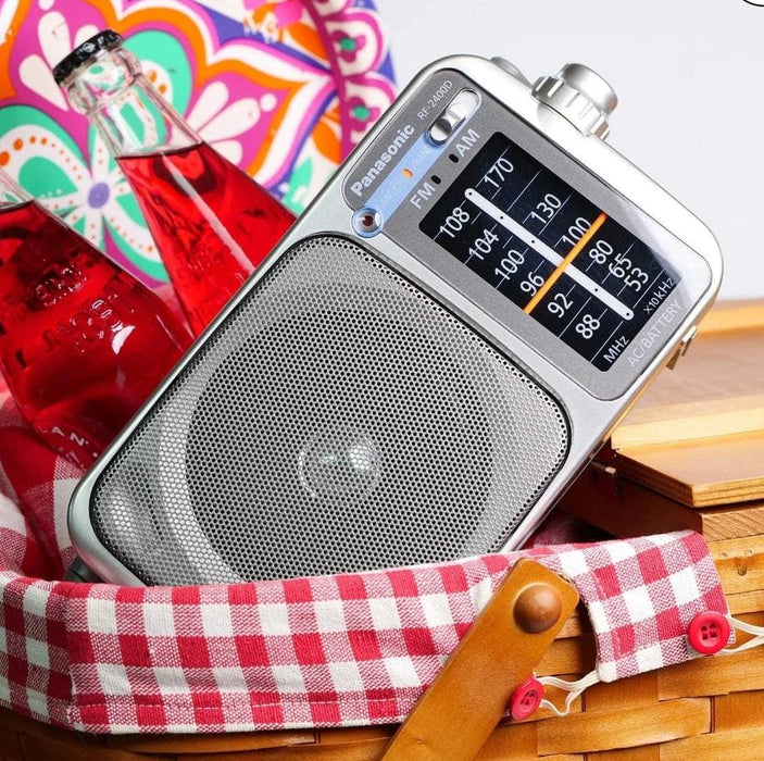 PANASONIC RF-2400D RADIO AM-FM GRIS- GRADO B