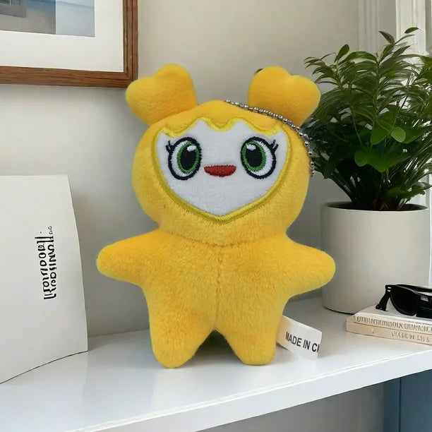 Muñeco de peluche de kpop coreano twice momo juguetes de llavero de peluche regalos para niños AMARILLO