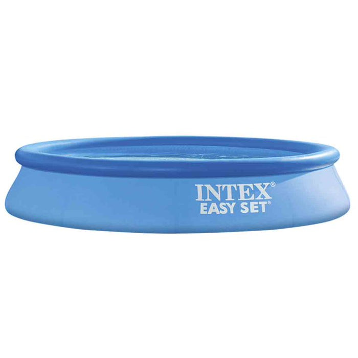 ALBERCA PISCINA INFLABLE EASY SET 305 X 61CM + BOMBA INTEX TAMANO GRANDE REDONDA COLOR AZUL GRADO B