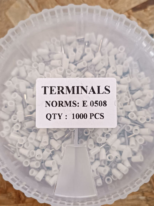 TERMINALES ELECTRICOS VARIOS TAMAÑOS DESDE 200 HASTA 1000 PCS GRADO B