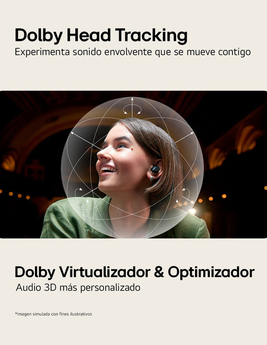 LG Tone Free T90s Con Dolby Atmos Blanco Grado A