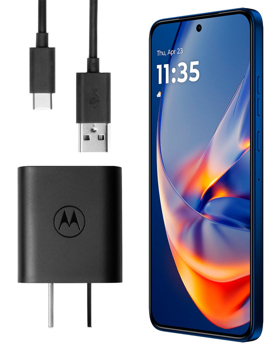 SMARTPHONE MOTOROLA MOTO EDGE 50 NEO 5G 512 GB 12 GB RAM CAMARA 50MP MOTO AI IP68 NFC CUERO VEGANO AZUL CON AUDIFONOS AZUL GRADO A
