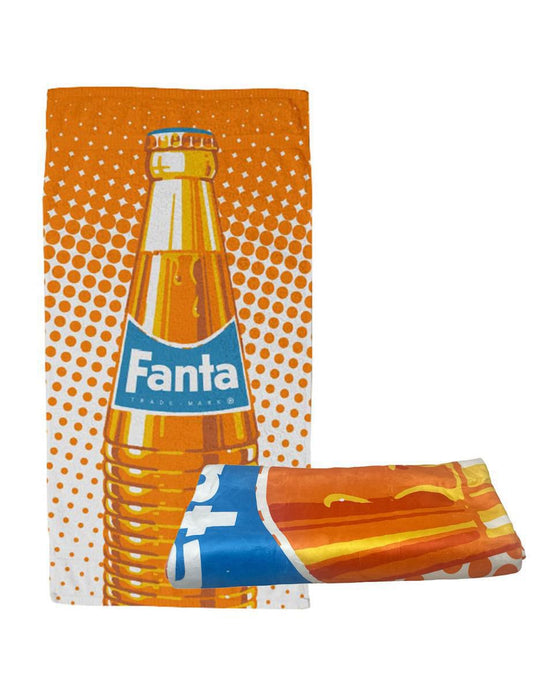 Toalla de playa Sarosa Fanta Naranja de microfibra 152X78 cm Grado A