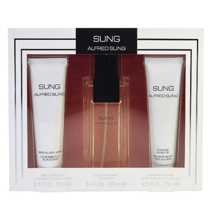 Sung by Alfred Sung for Women - 3 Pc Gift Set Grado B